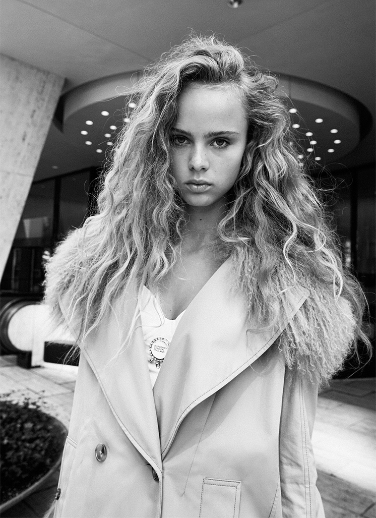 Elissa Santisi - **Check Into Fall
by Carin Backoff**
V Magazine